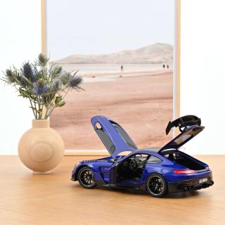 Mercedes-AMG GT Black Series 2021 Blue metallic 1:18  Norev 1:18 Metallmodell 2 Türen, Motorhaube und Kofferraum zu öffnen!