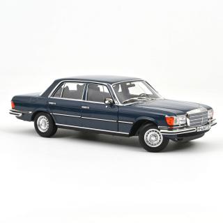 Mercedes-Benz 350 SEL 1979 Hansa Blue  Norev 1:18 Metallmodell (4 Türen, Motorhaube und Heckklappe zu öffnen!)