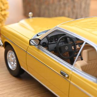 Mercedes-Benz 280 CE 1980 Sahara Yellow 1:18 Norev 1:18 Metallmodell (Türen/Hauben nicht zu öffnen!)