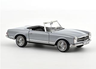 Mercedes-Benz 230 SL 1963 Grey Norev 1:18 Metallmodell 2 Türen, Motorhaube und Kofferraum zu öffnen!