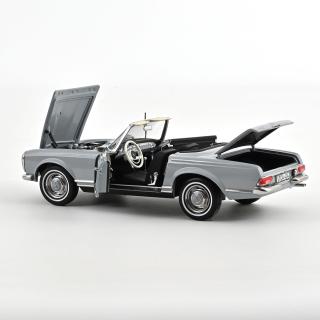 Mercedes-Benz 230 SL 1963 Grey Norev 1:18 Metallmodell 2 Türen, Motorhaube und Kofferraum zu öffnen!