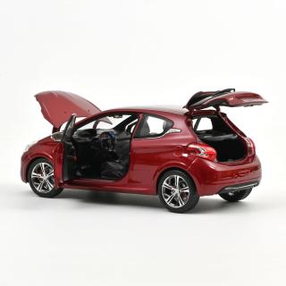 Peugeot 208 GTi 2013 Rubis Red  (Reprod 2026) Norev Metallmodell 1:18 (Türen, Motorhaube, Kofferraum zu öffnen!)