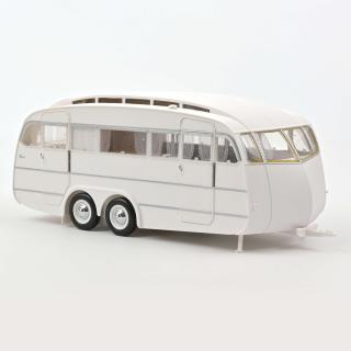 Peugeot 404 1965 - Brown metallic with Caravan Hénon Norev 1:18