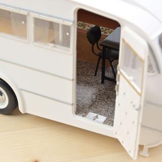 Peugeot 404 1965 - Brown metallic with Caravan Hénon Norev 1:18