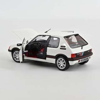 Peugeot 205 GTi 1.9 1989 Meije White   Norev 1:18 Metallmodell 2 Türen und Motorhaube  zu öffnen!