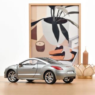 Peugeot RCZ 2010 Mercury Grey  Norev 1:18 Metallmodell 2 Türen zu öffnen!
