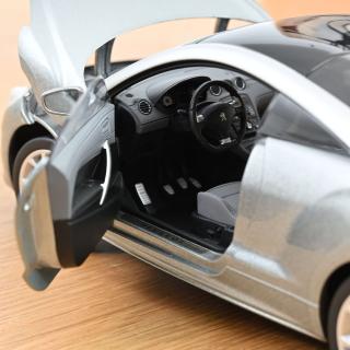 Peugeot RCZ 2010 Mercury Grey  Norev 1:18 Metallmodell 2 Türen zu öffnen!