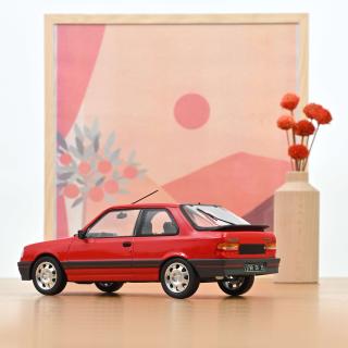 Peugeot 309 GTi 1998 - Vallelunga Red (Türen, Motorhaube... nicht zu öffnen!) Norev 1:18 Wiederauflage