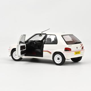 Peugeot 106 Rallye 1.3 1993 White  Norev 1:18 Metallmodell  (Türen zu öffnen!)