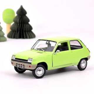 Renault 5 1972 Light Green Norev 1:18 Metallmodell 2 Türen und Motorhaube zu öffnen!