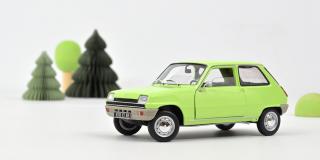Renault 5 1972 Light Green Norev 1:18 Metallmodell 2 Türen und Motorhaube zu öffnen!