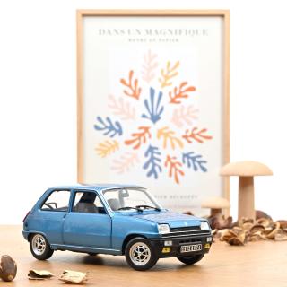 Renault 5 Alpine 1977 Alpine Blue  Norev Metallmodell 1:18 (Türen und Motorhaube zu öffnen!)