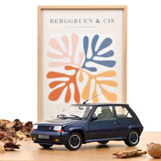 Renault Supercinq GT Turbo 1989 Alain Oreille Norev 1:18 Metallmodell 2 Türen, Motorhaube und Kofferraum zu öffnen!