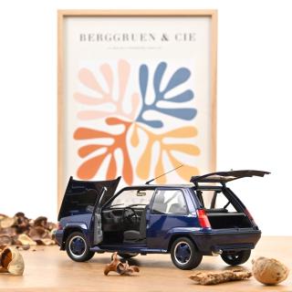 Renault Supercinq GT Turbo 1989 Alain Oreille Norev 1:18 Metallmodell 2 Türen, Motorhaube und Kofferraum zu öffnen!