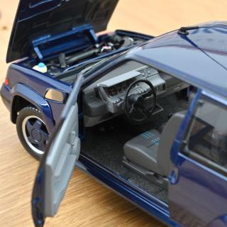 Renault Supercinq GT Turbo 1989 Alain Oreille Norev 1:18 Metallmodell 2 Türen, Motorhaube und Kofferraum zu öffnen!