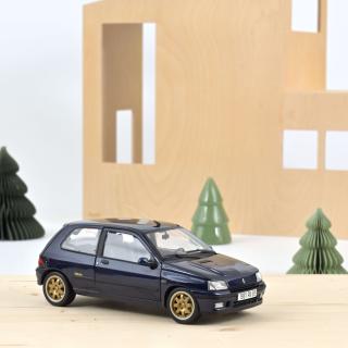 Renault Clio Williams blau 1993   Norev 1:18 Metallmodell 2 Türen, Motorhaube und Kofferraum zu öffnen! Wiederauflage