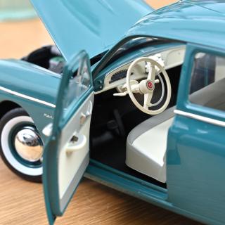 Renault Fregate 1960 Sevigne Green 1:18 Norev 1:18 Metallmodell 2 Türen und Motorhaube  zu öffnen!
