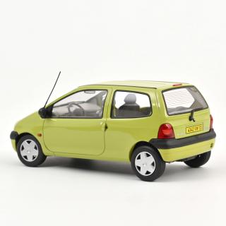 Renault Twingo 1998 Anis Yellow  Norev 1:18 Metallmodell (Überarbeitete Version - Türen/Hauben nicht zu öffnen!)