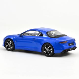 Alpine A110 Pure 2018 - Alpine Blue Norev 1:18 Metallmodell (Türen/Hauben nicht zu öffnen!)