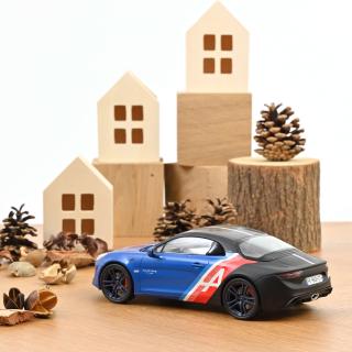 Alpine A110S Sidetrack 2021 - N°14 Norev 1:18 Metallmodell (Türen/Hauben nicht zu öffnen!)