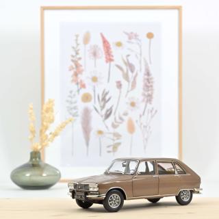 Renault 16 TX 1974 Metallic Beige   Norev 1:18 Metallmodell 2Türen, Motorhaube und Kofferraum zu öffnen!