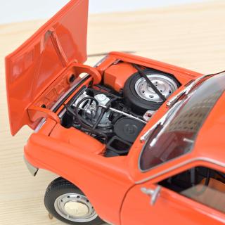 Renault 5 1972 Orange Norev 1:18 Metallmodell 2 Türen und Motorhaube zu öffnen!