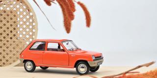 Renault 5 1972 Orange Norev 1:18 Metallmodell 2 Türen und Motorhaube zu öffnen!