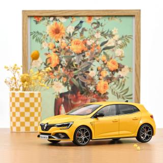 Renault Megane R.S. Trophy 2022 Jaune Sirius (gelb)  Norev 1:18 Metallmodell (Türen/Hauben nicht zu öffnen!)