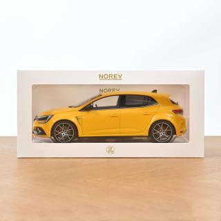Renault Megane R.S. Trophy 2022 Jaune Sirius (gelb)  Norev 1:18 Metallmodell (Türen/Hauben nicht zu öffnen!)