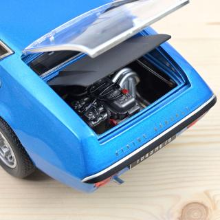 Alpine A310 1600 VE 1972 - Alpine Blue Norev 1:18 Metallmodell 2 Türen und 1 Haube zu öffnen!