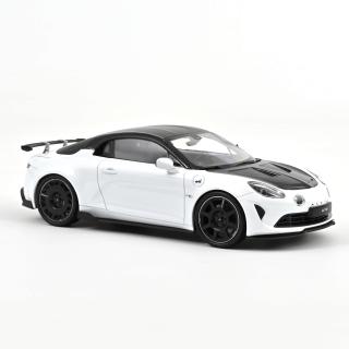 Alpine A110 R 2024 Iridescent White 1:18 Norev 1:18 Metallmodell (Türen/Hauben nicht zu öffnen!)