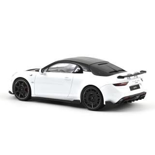 Alpine A110 R 2024 Iridescent White 1:18 Norev 1:18 Metallmodell (Türen/Hauben nicht zu öffnen!)