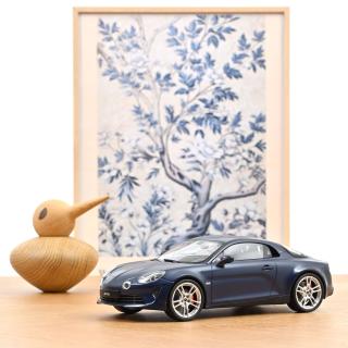 Alpine A110 S 2025 Matte Storm Blue 1:18 Norev 1:18 Metallmodell (Türen/Hauben nicht zu öffnen!)
