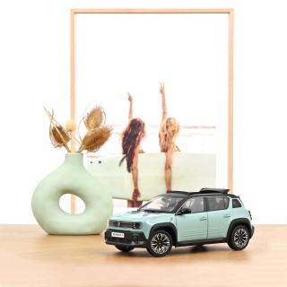 Renault 4 E-Tech 100% Electric 2025 Hauts de France Green 1:18 Norev 1:18 Metallmodell 2 Türen  zu öffnen!