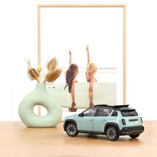 Renault 4 E-Tech 100% Electric 2025 Hauts de France Green 1:18 Norev 1:18 Metallmodell 2 Türen  zu öffnen!
