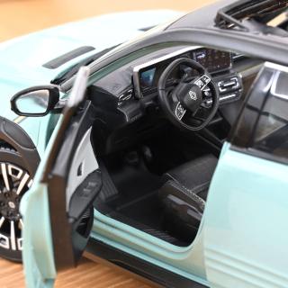 Renault 4 E-Tech 100% Electric 2025 Hauts de France Green 1:18 Norev 1:18 Metallmodell 2 Türen  zu öffnen!