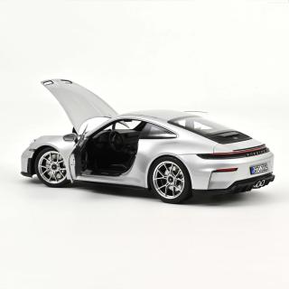 Porsche 911 GT3 w/Touring Pack 2025 GT-Silvermetallic  Norev 1:18 Metallmodell 2 Türen und vordere Haube zu öffnen!