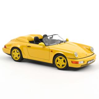 Porsche 911 Speedster 1993 Speed Yellow 1:18 Norev 1:18 Metallmodell 2 Türen, Kofferraum und Motorhaube  zu öffnen!