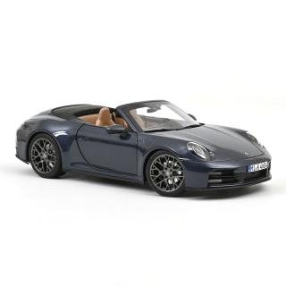 Porsche 911 Carrera Cabriolet 2025 Yachtingbluemetallic  Norev 1:18 Metallmodell 2 Türen und 1 Haube zu öffnen!