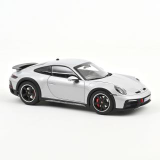 Porsche 911 Dakar 2023 Ice Grey Metallic 1:18 Norev 1:18 Metallmodell 2 Türen und Kofferraum zu öffnen!