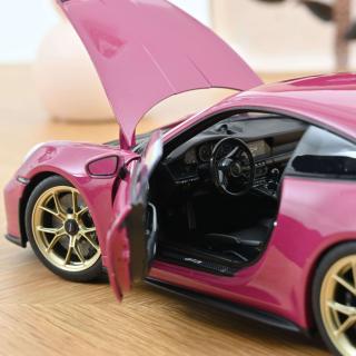 Porsche 911 GT3 2021 Ruby Star Neo 1:18 Norev 1:18 Metallmodell 2 Türen, Motorhaube und Kofferraum zu öffnen!