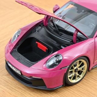 Porsche 911 GT3 2021 Ruby Star Neo 1:18 Norev 1:18 Metallmodell 2 Türen, Motorhaube und Kofferraum zu öffnen!