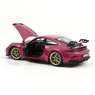 Porsche 911 GT3 2021 Ruby Star Neo 1:18 Norev 1:18 Metallmodell 2 Türen, Motorhaube und Kofferraum zu öffnen!