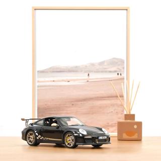 Porsche 911 GT3 RS 2009 Black & white gold metallic  Norev 1:18 Metallmodell 2 Türen, Motorhaube und Kofferraum zu öffnen!