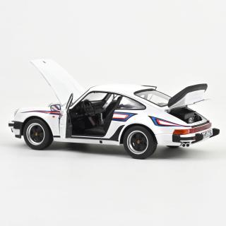 Porsche 911 Turbo 3.3 1980 White    Norev 1:18 Metallmodell 2 Türen, Motorhaube und Kofferraum zu öffnen!