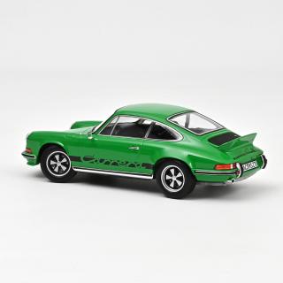 Porsche 911 RS 1973 Green with black deco  Norev 1:18 Metallmodell (Türen/Hauben nicht zu öffnen!)