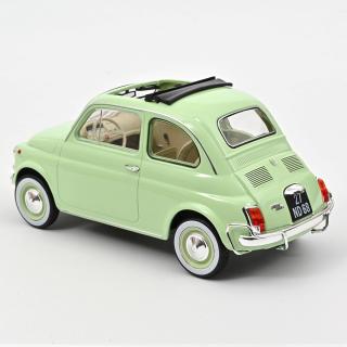 Fiat 500 L 1968 - Light green with special BIRTH pack Norev 1:18 Metallmodell (Türen/Hauben nicht zu öffnen!)