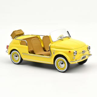 Fiat 500 Jolly 1965 Yellow 1:18 Norev 1:18 Metallmodell (Türen/Hauben nicht zu öffnen!)