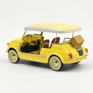 Fiat 500 Jolly 1965 Yellow 1:18 Norev 1:18 Metallmodell (Türen/Hauben nicht zu öffnen!)