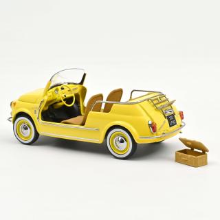 Fiat 500 Jolly 1965 Yellow 1:18 Norev 1:18 Metallmodell (Türen/Hauben nicht zu öffnen!)